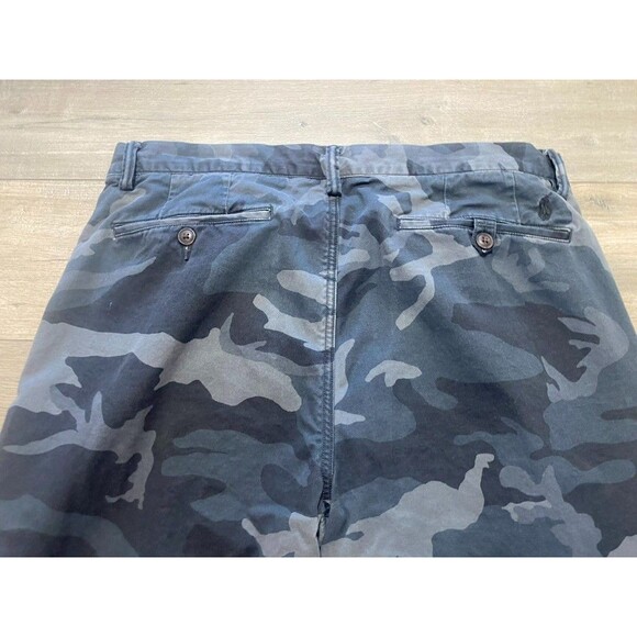 Polo Ralph Lauren Pants Mens 34x30 Gray Camo Stretch Straight Fit Chino Twill - Picture 9 of 9